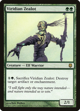 Viridian Zealot [Darksteel] | Cards and Coasters CA