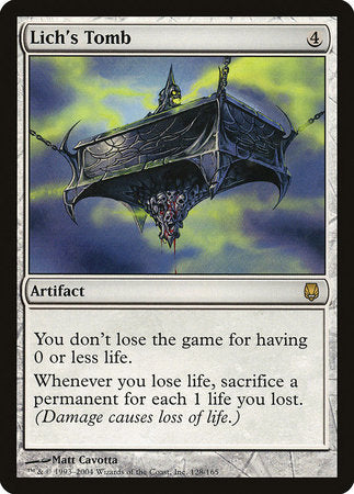 Lich's Tomb [Darksteel] | Cards and Coasters CA