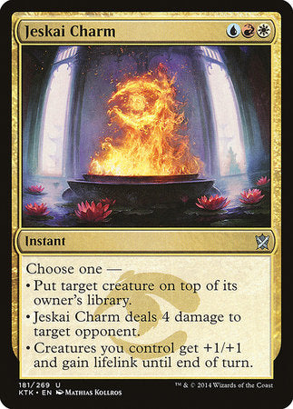 Jeskai Charm [Khans of Tarkir] | Cards and Coasters CA