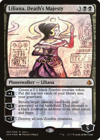 Liliana, Death's Majesty (SDCC 2017 EXCLUSIVE) [San Diego Comic-Con 2017] | Cards and Coasters CA