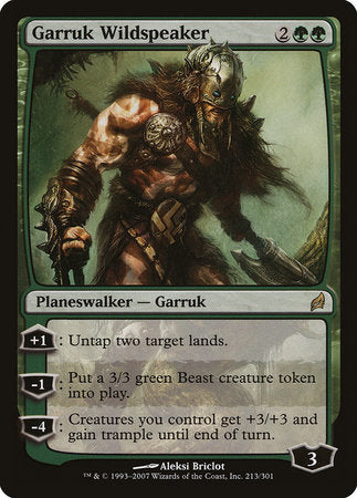 Garruk Wildspeaker [Lorwyn] | Cards and Coasters CA