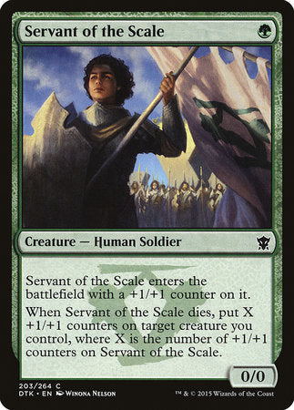 Servant of the Scale [Dragons of Tarkir] | Cards and Coasters CA