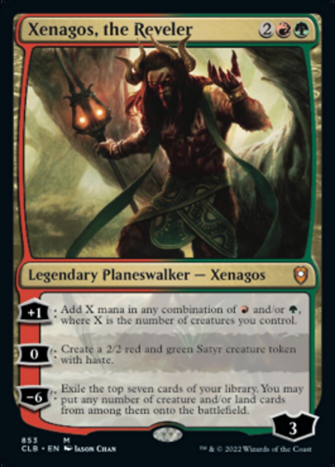 Xenagos, the Reveler [Commander Legends: Battle for Baldur's Gate] | Cards and Coasters CA