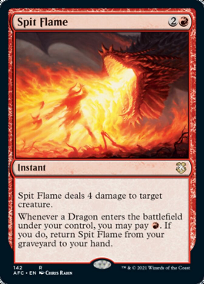 Spit Flame [Dungeons & Dragons: Adventures in the Forgotten Realms Commander] | Cards and Coasters CA