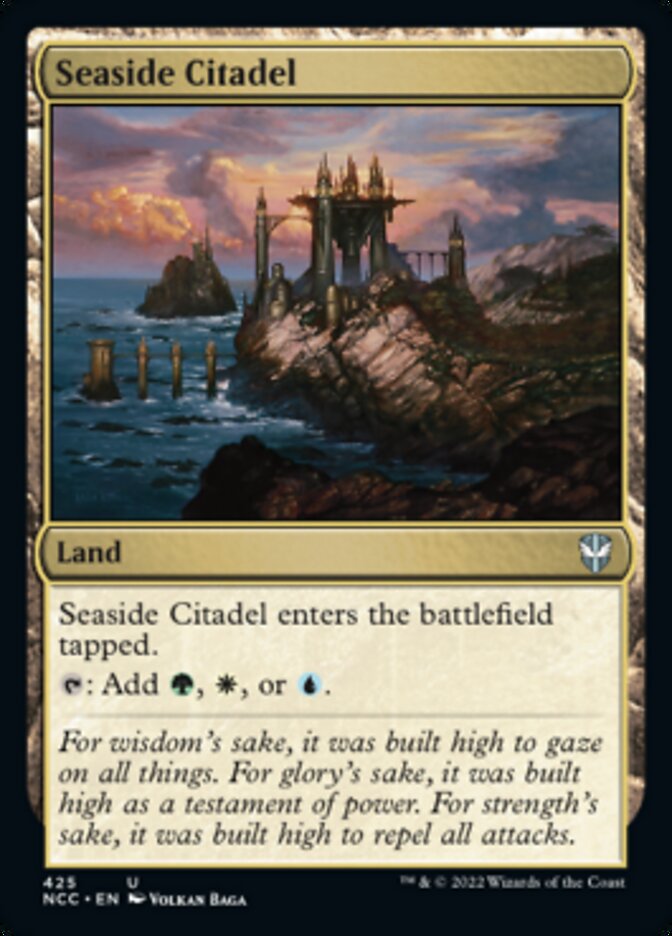 Seaside Citadel [Streets of New Capenna Commander] | Cards and Coasters CA