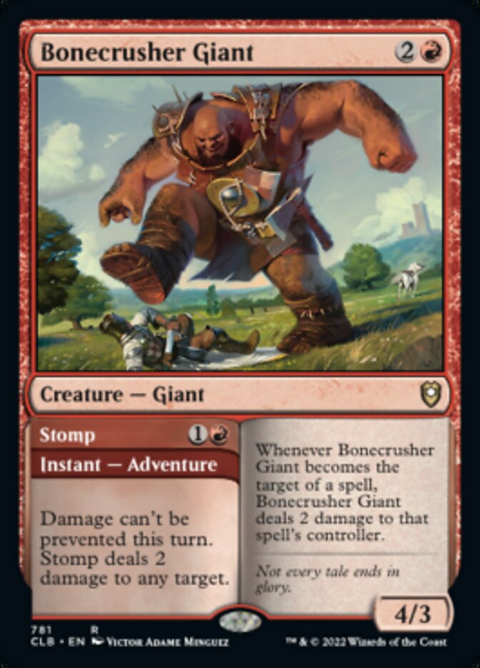 Bonecrusher Giant // Stomp [Commander Legends: Battle for Baldur's Gate] | Cards and Coasters CA