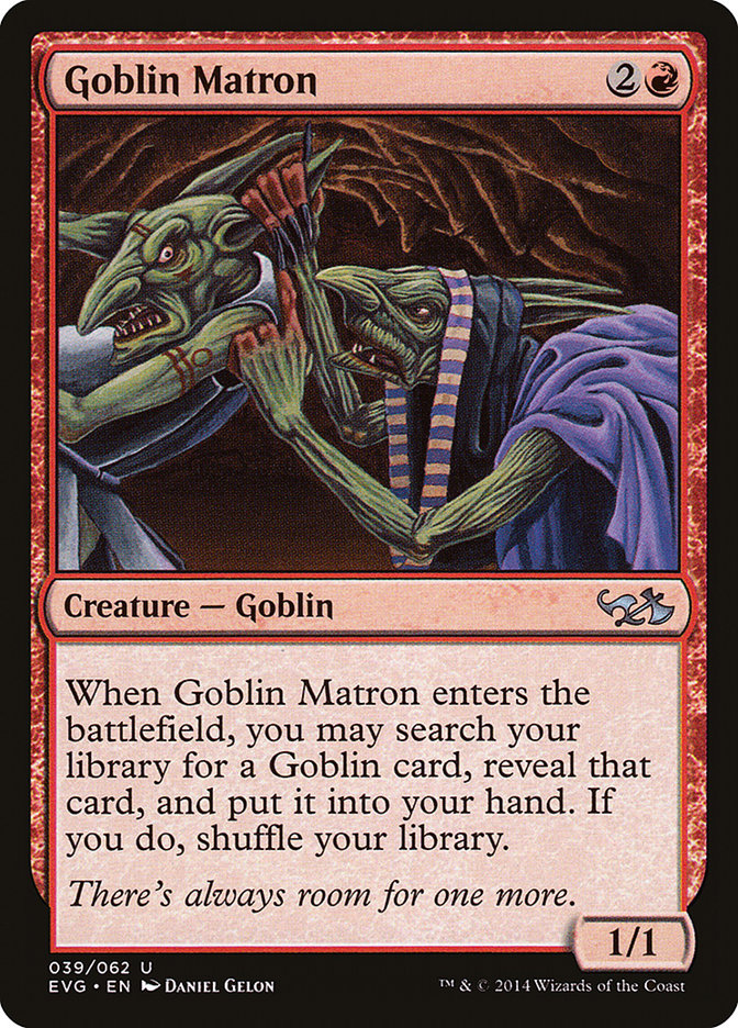 Goblin Matron (Elves vs. Goblins) [Duel Decks Anthology] | Cards and Coasters CA