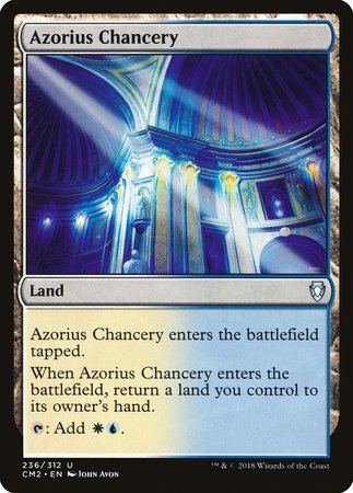 Azorius Chancery [Commander Anthology Volume II] | Cards and Coasters CA