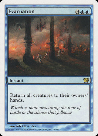 Evacuation [Ninth Edition] | Cards and Coasters CA
