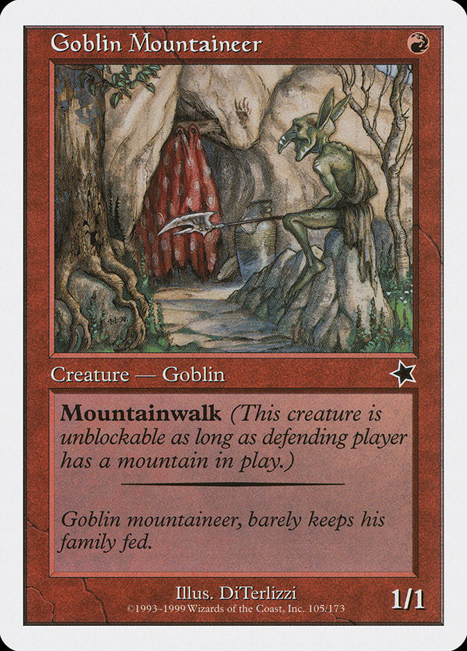 Goblin Mountaineer [Starter 1999] | Cards and Coasters CA