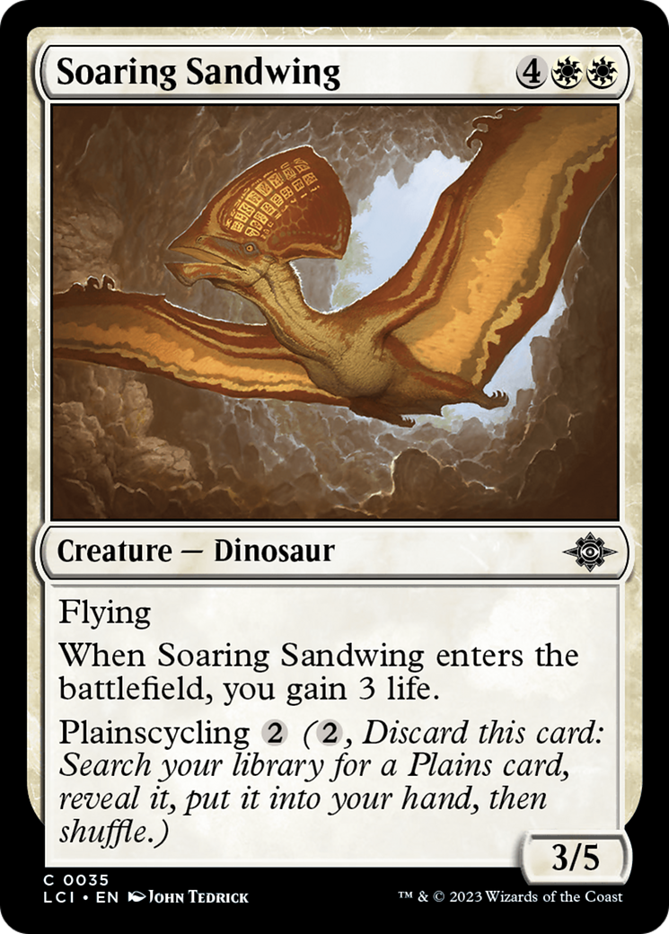 Soaring Sandwing [The Lost Caverns of Ixalan] | Cards and Coasters CA