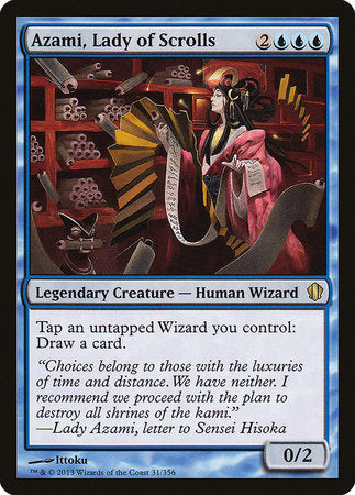 Azami, Lady of Scrolls [Commander 2013] | Cards and Coasters CA