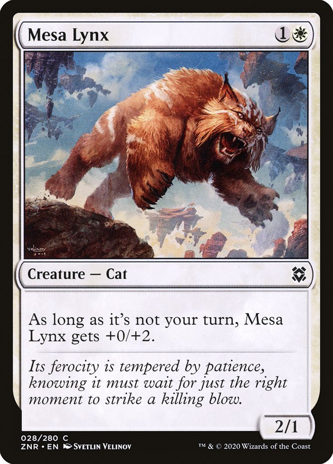 Mesa Lynx [Zendikar Rising] | Cards and Coasters CA