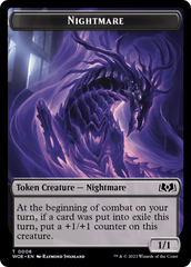 Nightmare // Food (0010) Double-Sided Token [Wilds of Eldraine Tokens] | Cards and Coasters CA