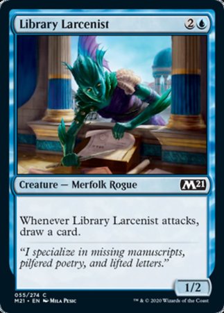 Library Larcenist [Core Set 2021] | Cards and Coasters CA