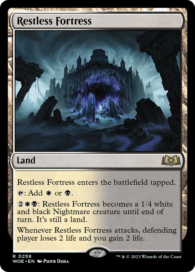 Restless Fortress [Wilds of Eldraine] | Cards and Coasters CA