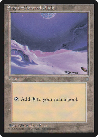 Snow-Covered Plains [Ice Age] | Cards and Coasters CA