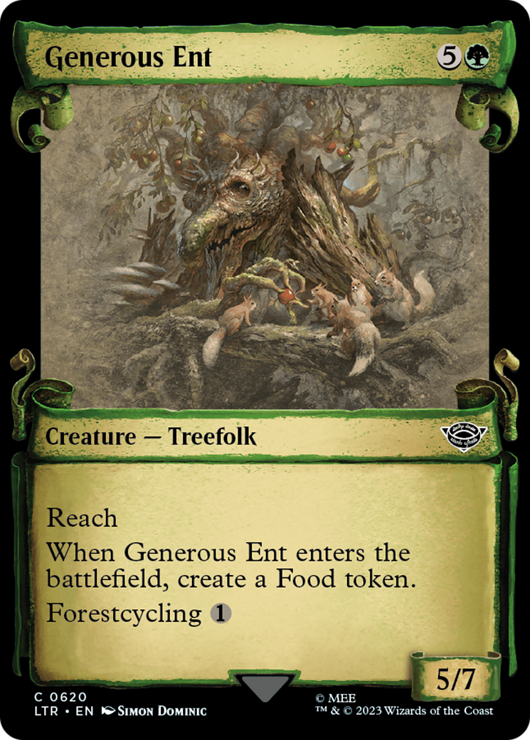 Generous Ent [The Lord of the Rings: Tales of Middle-Earth Showcase Scrolls] | Cards and Coasters CA