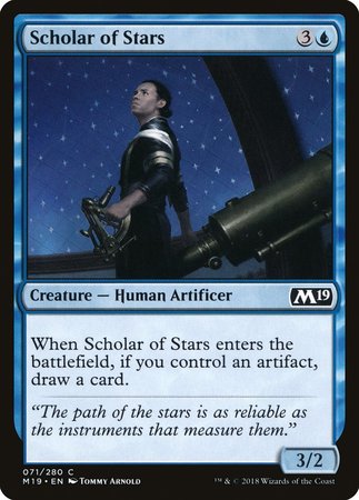 Scholar of Stars [Core Set 2019] | Cards and Coasters CA