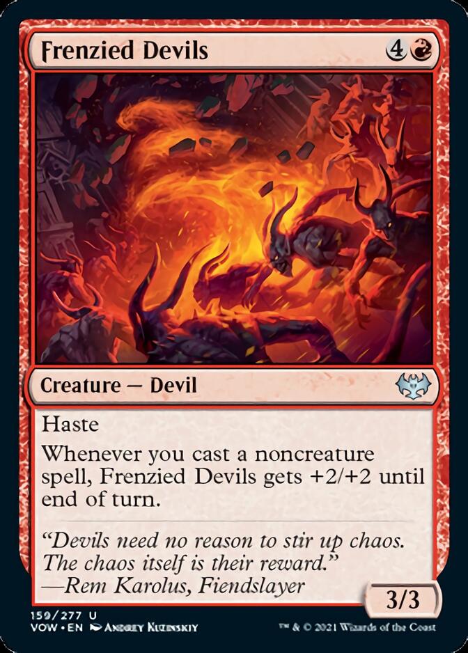 Frenzied Devils [Innistrad: Crimson Vow] | Cards and Coasters CA