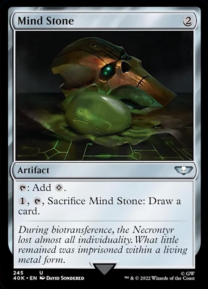 Mind Stone (245) (Surge Foil) [Universes Beyond: Warhammer 40,000] | Cards and Coasters CA