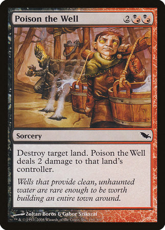 Poison the Well [Shadowmoor] | Cards and Coasters CA