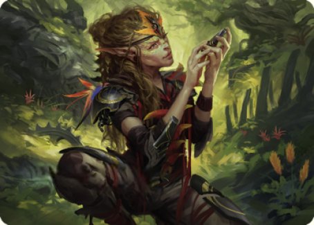 Meria, Scholar of Antiquity Art Card [Dominaria United Art Series] | Cards and Coasters CA