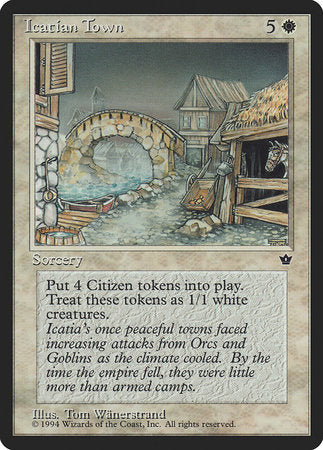 Icatian Town [Fallen Empires] | Cards and Coasters CA