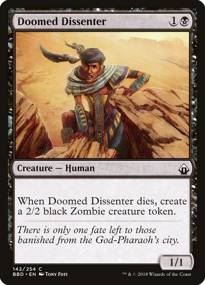 Doomed Dissenter [Battlebond] | Cards and Coasters CA
