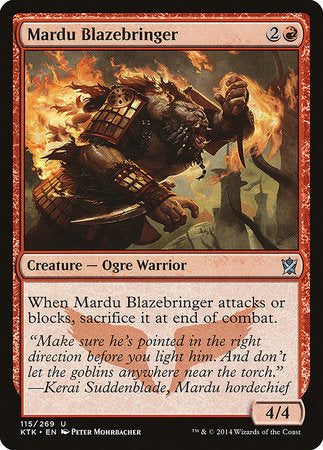 Mardu Blazebringer [Khans of Tarkir] | Cards and Coasters CA