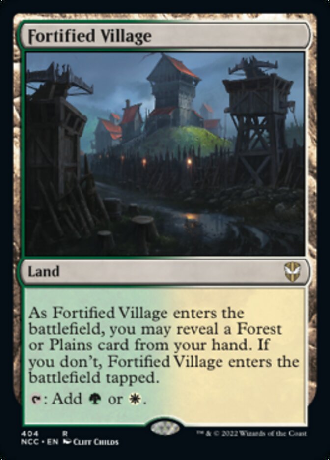 Fortified Village [Streets of New Capenna Commander] | Cards and Coasters CA