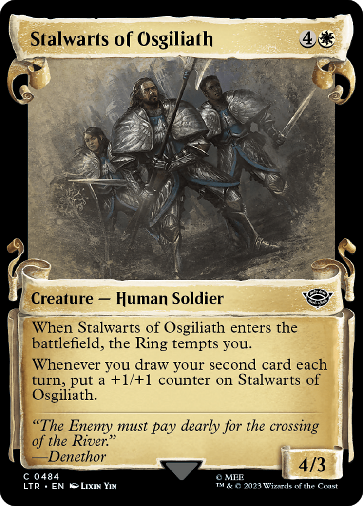 Stalwarts of Osgiliath [The Lord of the Rings: Tales of Middle-Earth Showcase Scrolls] | Cards and Coasters CA