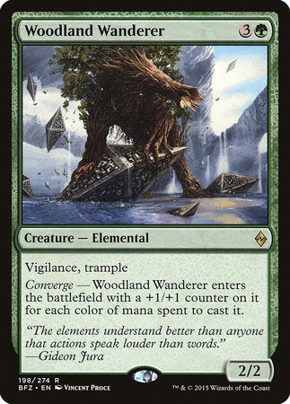 Woodland Wanderer [Battle for Zendikar] | Cards and Coasters CA