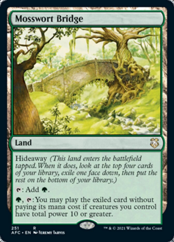 Mosswort Bridge [Dungeons & Dragons: Adventures in the Forgotten Realms Commander] | Cards and Coasters CA
