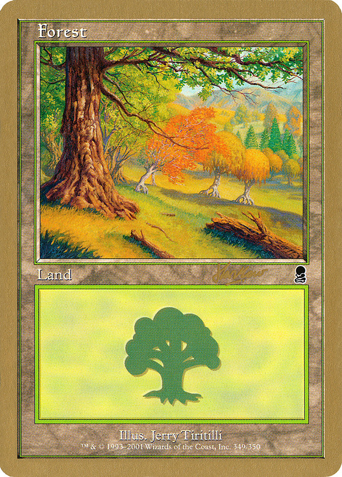 Forest (shh349) (Sim Han How) [World Championship Decks 2002] | Cards and Coasters CA