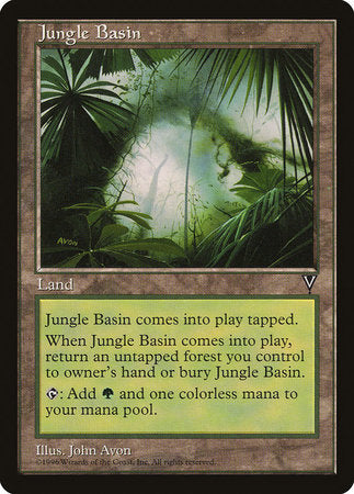 Jungle Basin [Visions] | Cards and Coasters CA