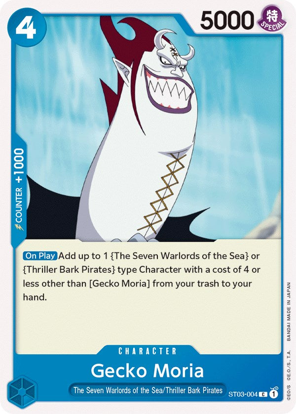 Gecko Moria [Starter Deck: The Seven Warlords of The Sea] | Cards and Coasters CA