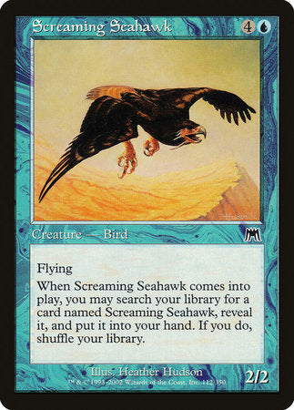 Screaming Seahawk [Onslaught] | Cards and Coasters CA