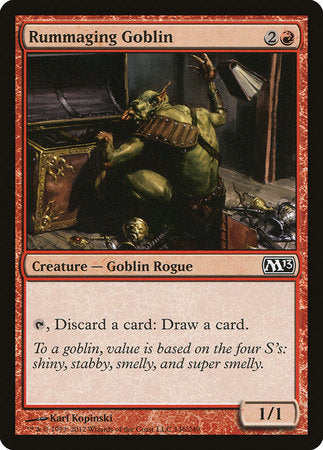 Rummaging Goblin [Magic 2013] | Cards and Coasters CA