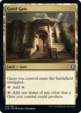 Gond Gate [Commander Legends: Battle for Baldur's Gate] | Cards and Coasters CA