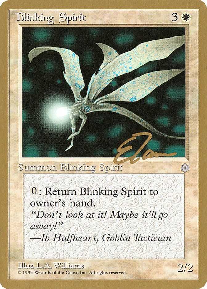 Blinking Spirit (Eric Tam) [Pro Tour Collector Set] | Cards and Coasters CA