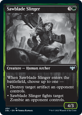 Sawblade Slinger [Innistrad: Double Feature] | Cards and Coasters CA