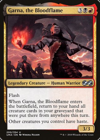 Garna, the Bloodflame [Ultimate Masters] | Cards and Coasters CA