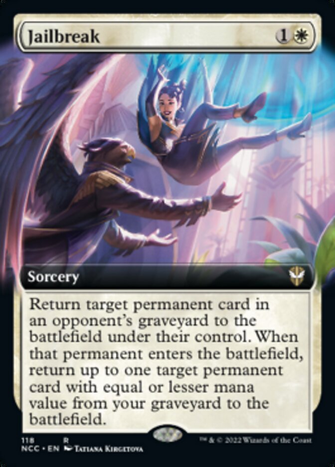 Jailbreak (Extended Art) [Streets of New Capenna Commander] | Cards and Coasters CA