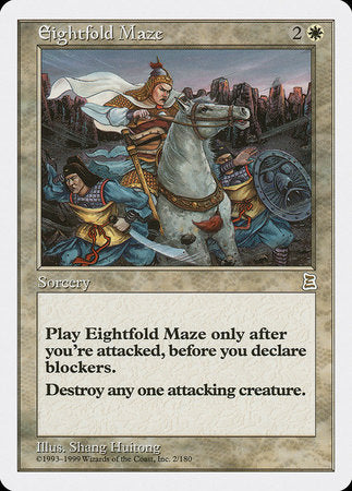 Eightfold Maze [Portal Three Kingdoms] | Cards and Coasters CA