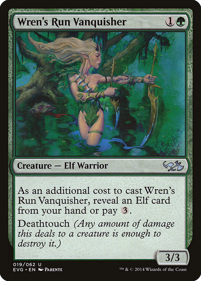 Wren's Run Vanquisher (Elves vs. Goblins) [Duel Decks Anthology] | Cards and Coasters CA