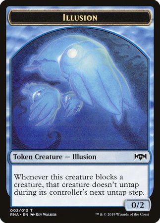Illusion Token [Ravnica Allegiance Tokens] | Cards and Coasters CA