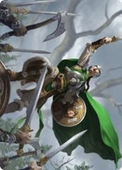 Maja, Bretagard Protector Art Card [Kaldheim: Art Series] | Cards and Coasters CA