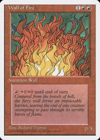 Wall of Fire [Fourth Edition] | Cards and Coasters CA