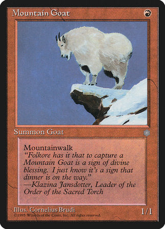 Mountain Goat [Ice Age] | Cards and Coasters CA